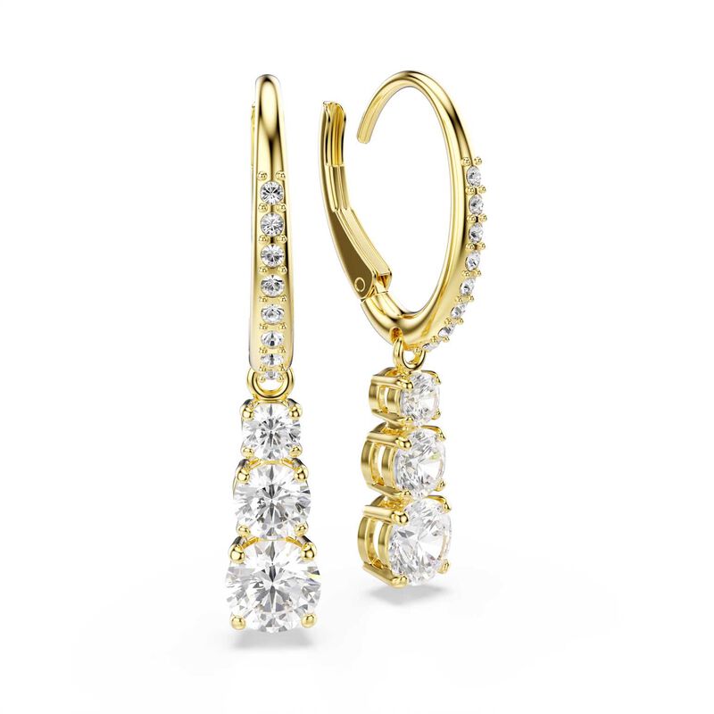 Swarovski Stilla Attract Hoop Earrings image number 2